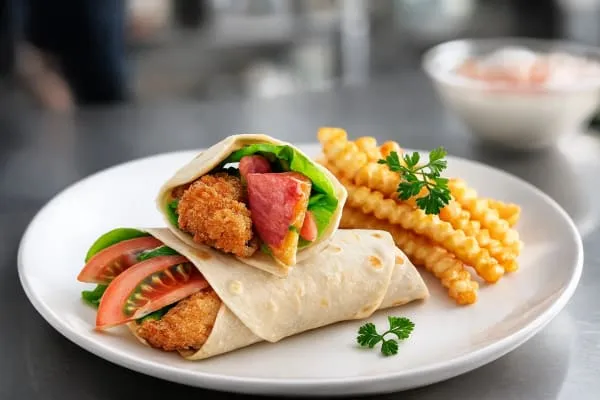 Chicken wrap for lunch